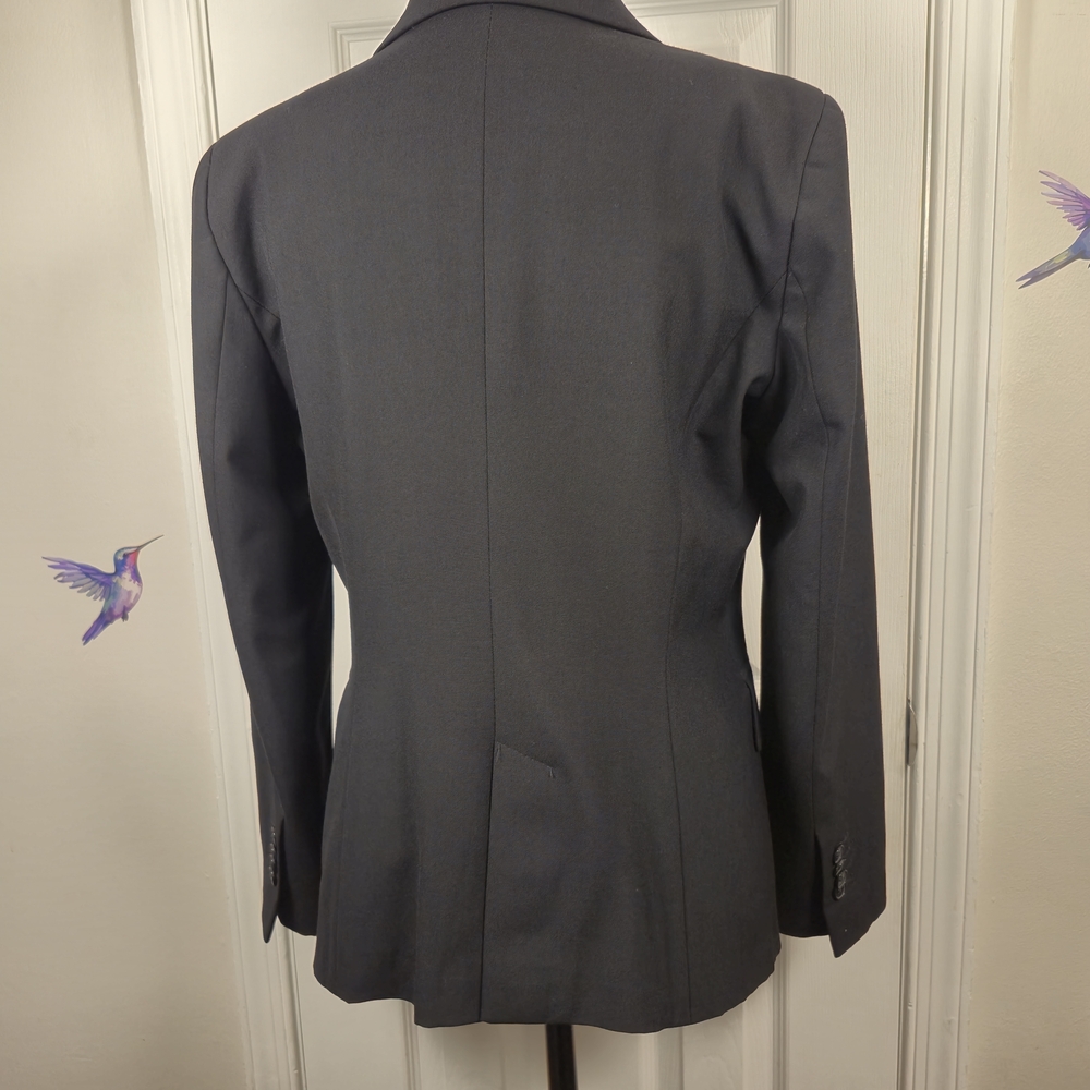 Zara Basic Tailored Black Single Breasted Blazer … - image 4